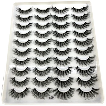 

NEW 20 Pairs 3D Faux Mink Eyelashes Natural Thick Long False Eyelashes Dramatic Fake Lashes Makeup Extension Eyelashes maquiagem