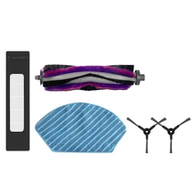 

5 Pcs For Midea M7 I10 M71CN Robotic Vacuum Cleaner Replacement Kit Mop Cloth Roller Brush Filter Side Brush