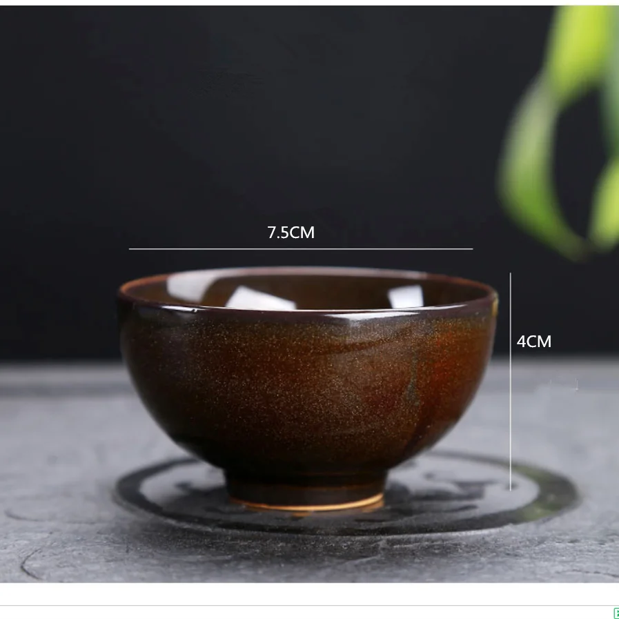 Новинка 2 шт. новый продукт глазурованная одинарная чашка Tianmu чайная ming кофейная