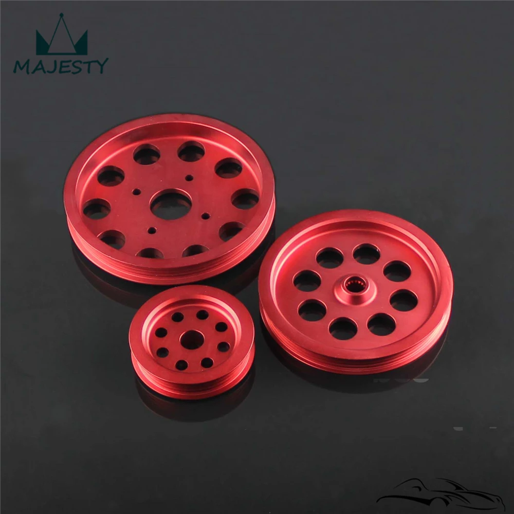Легкий шкив рукоятки для N ** issan skyline GTR RB20 RB25 RB26 шкив|crank pulley|pulley crank |