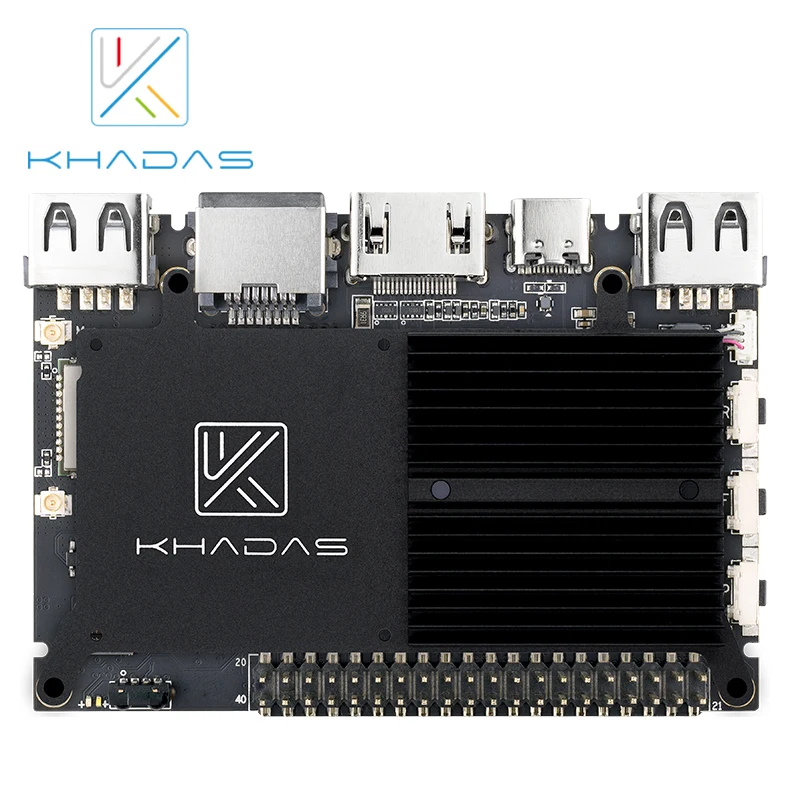 Khadas VIM2 Basic Powerful Single Board Computer Octa Core with MIMOx2 WiFi AP6356S WOL Amlogic S912 5