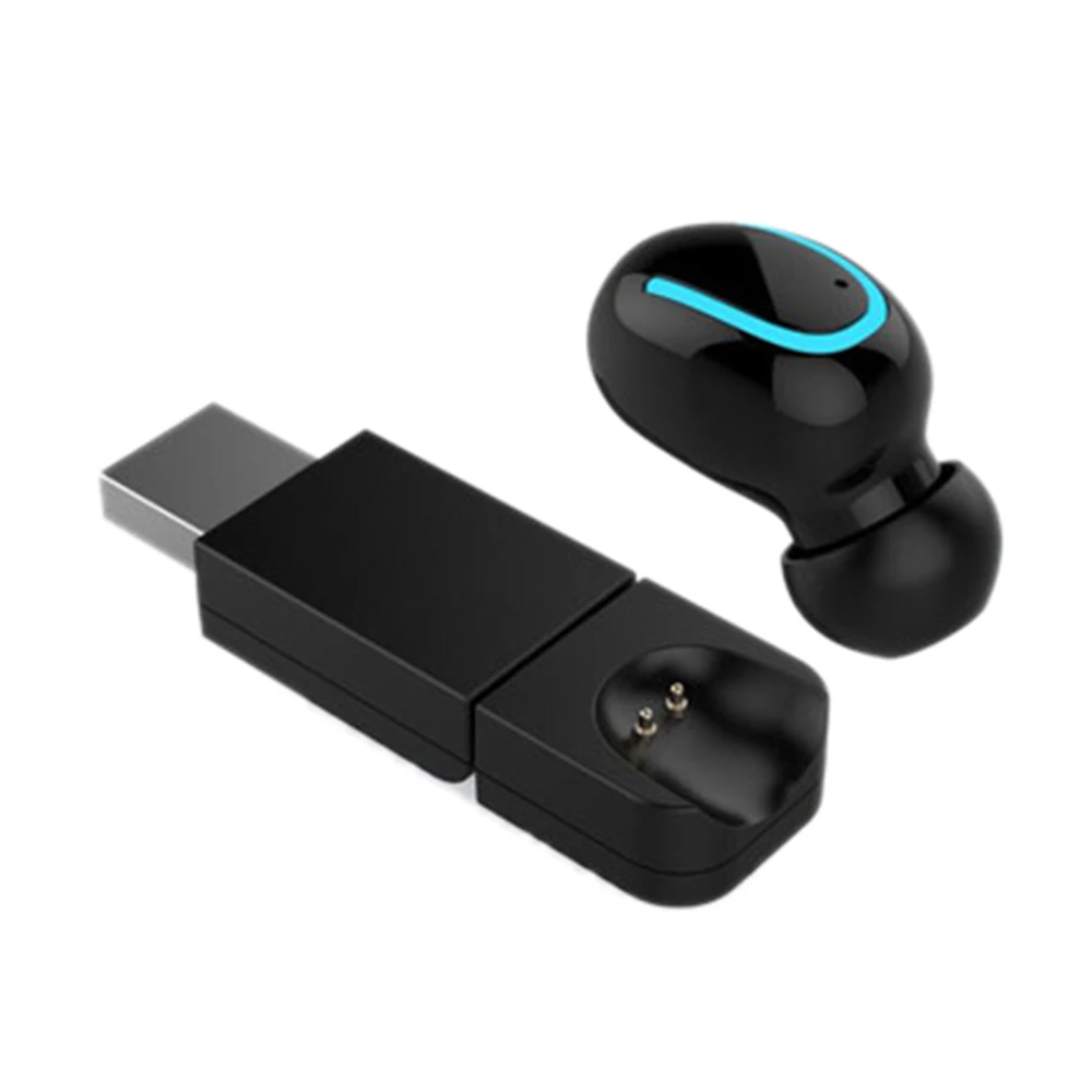 Q13 TWS Bluetooth Headset Mini Single Ear Wireless Stereo Earphone Headset Earphones BT5 0 Charging Box with Mic for Smartphones