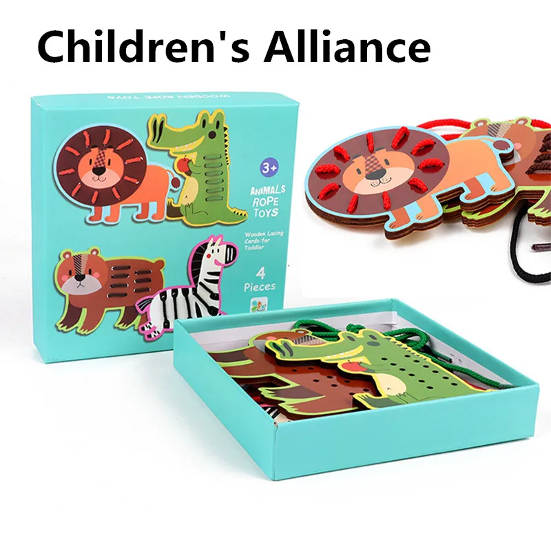 Настольная игра-головоломка с кнопками пуговицы изображениями животных игрушка