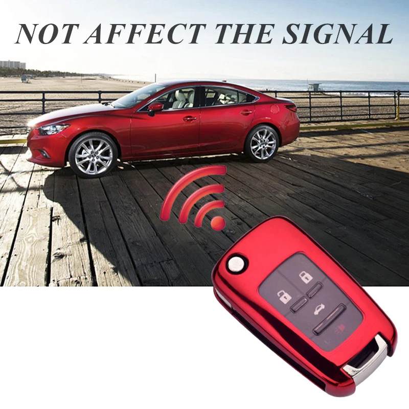 Мягкий ТПУ чехол для автомобильного ключа металлический брелок Vauxhall Astra Corsa Insignia