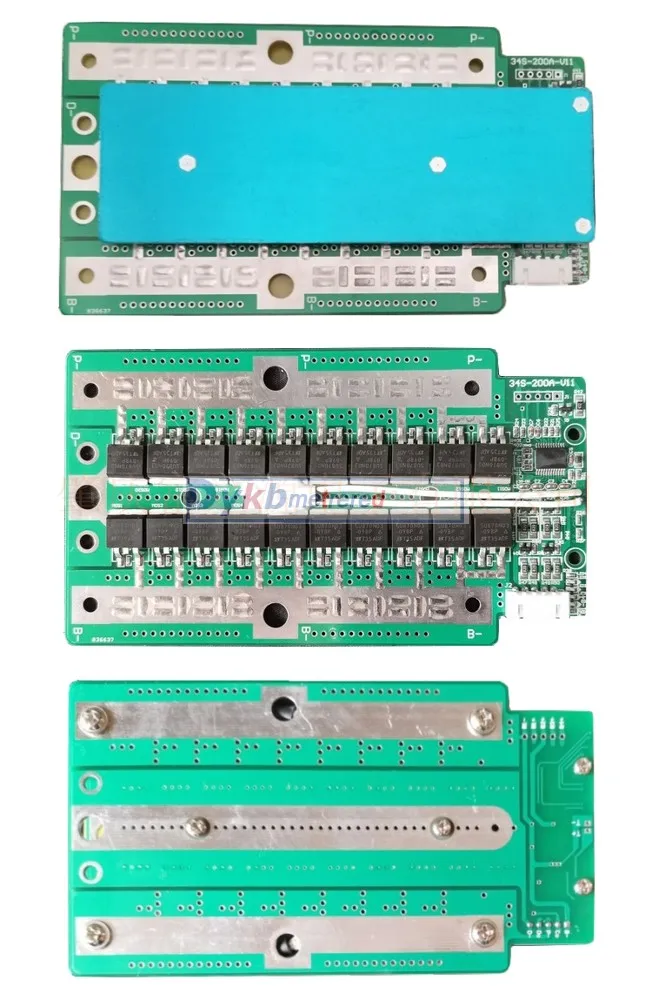 Dykb 3S 100A 200A 300A 12 В литий-ионная батарея Защитная плата высокий ток 3 ячеек инвертор RV BMS Автомобильный Запуск зарядки