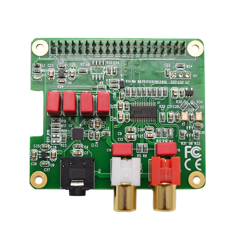 Плата расширения PCM5122 Raspberry Pi HiFi DAC HAT аудио плата для 4 3 B + Zero W|Демонстрационные