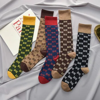 

Fashion Cotton Socks Women Long Socks Sports Hip Hop Skateboard Football Socks for Woman