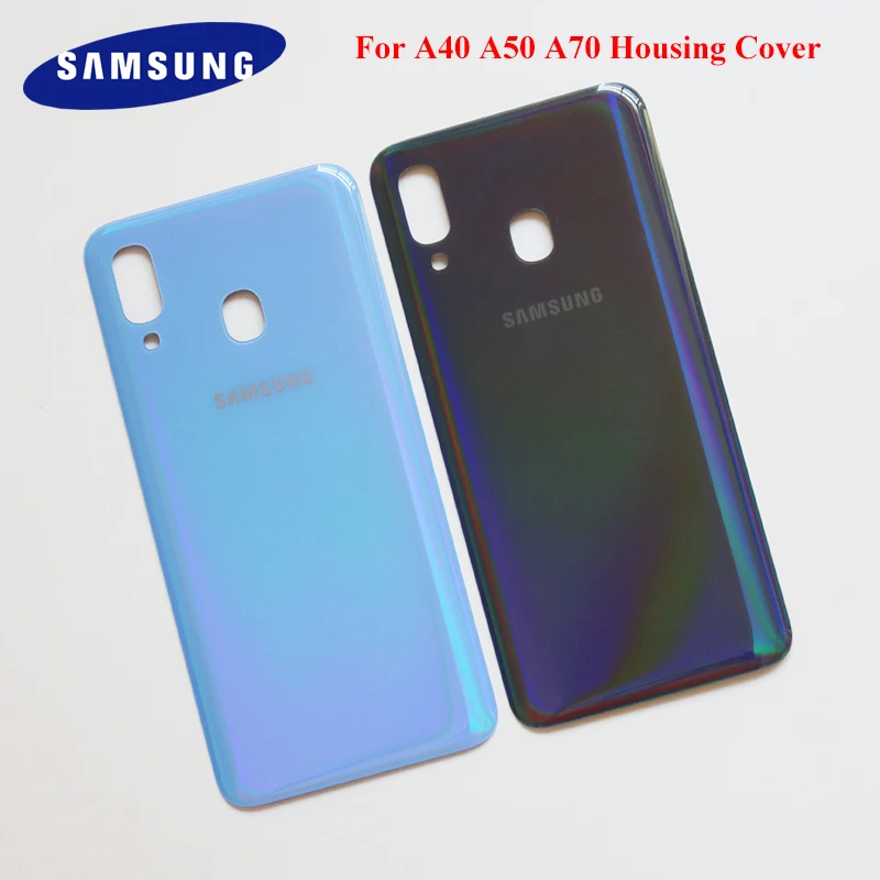 

Original Samsung Galaxy A40 A50 A70 Back Battery Cover PC Case For A 40 A405 A405F A 50 A505 A505F SM-A505F A 70 Phone Shell