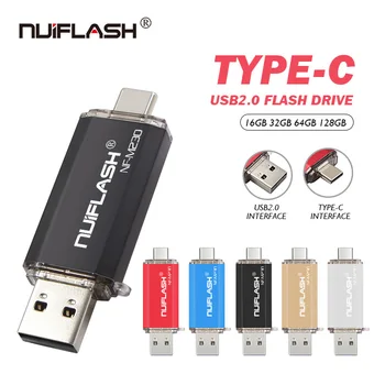 

Nuiflash type c 2.0 USB Flash Drive PenDrive Tiny 4gb 8gb 16GB 32gb 64gb Pen Drive U Stick 128gbU Disk Memory Stick small Gift