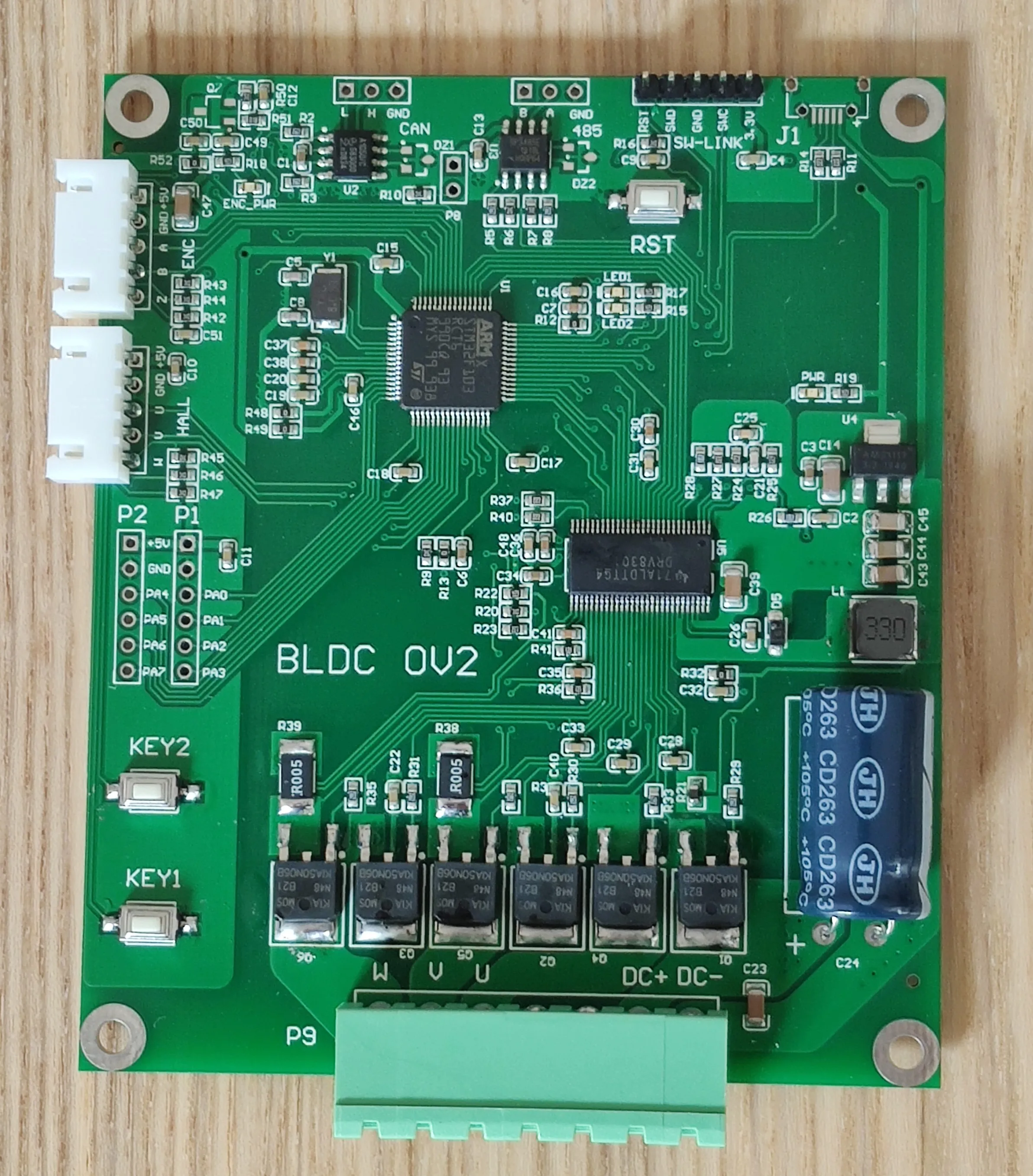 Пользовательский STM BLDC PMSG макетная плата серводвигателя кодировщик векторное управление Drv8301|Датчик ABS| |