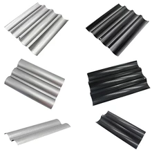 Французский форма для выпечки хлеба хлеб волна противень для выпечки торта багетная форма сковороды 2/3/4 канавки для выпечки хлеба инструменты