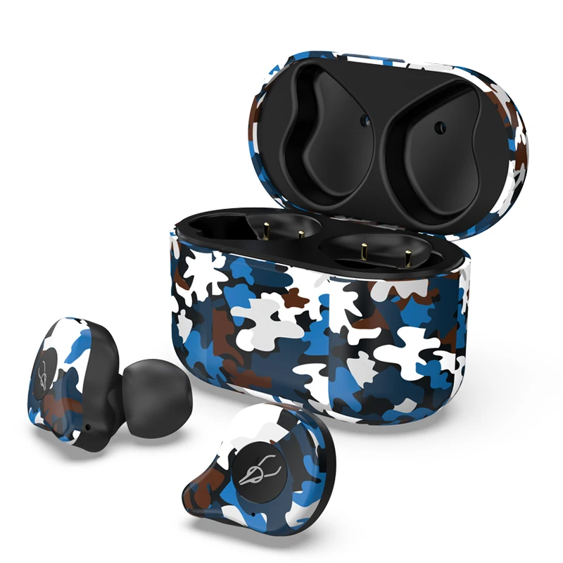 Sabbat E12 ultra TWS камуфляжная Беспроводная bluetooth-гарнитура Спортивная Высококачественная стереогарнитура поддерживает беспроводную зарядку