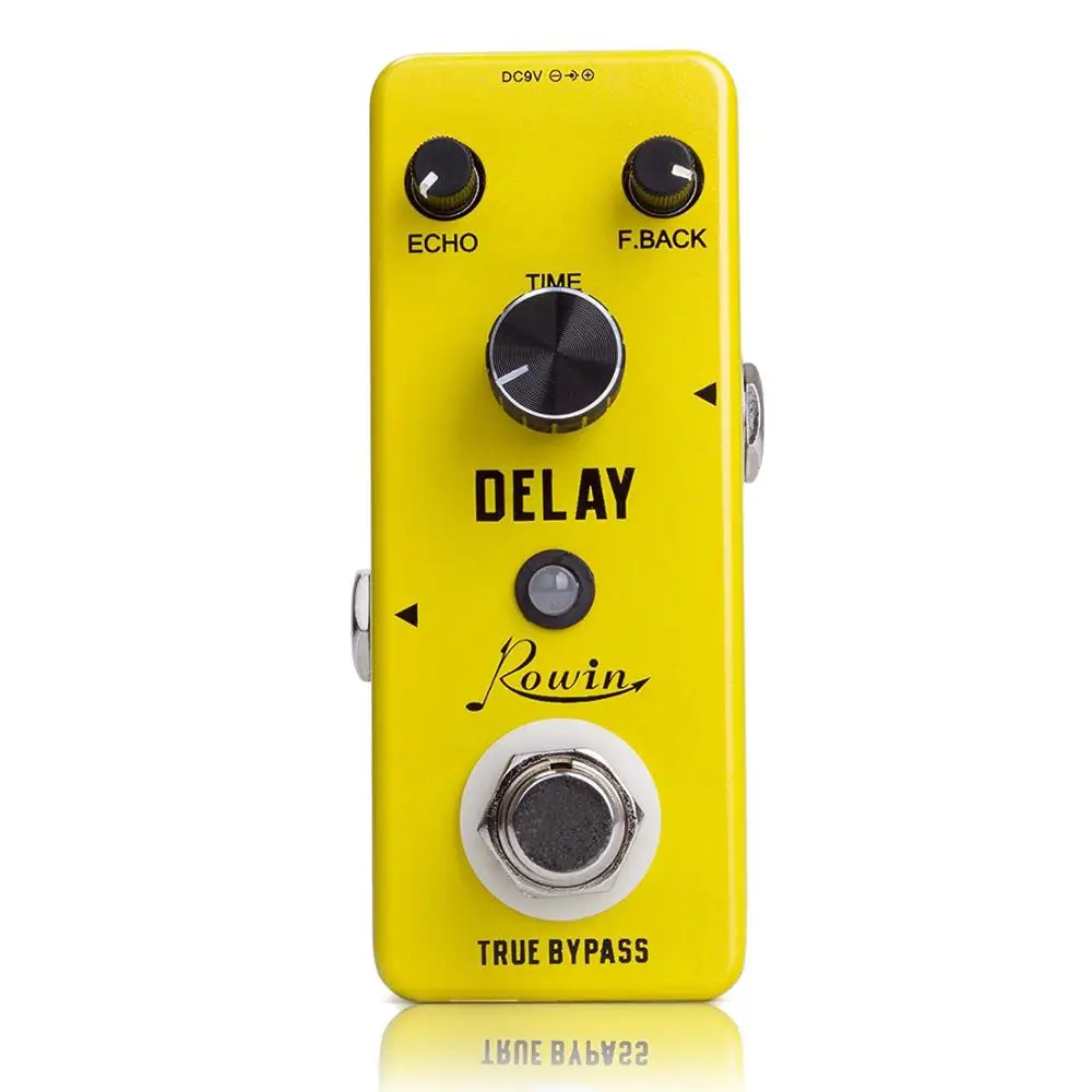 ROWIN LEF- 314 Guitar Effects Classical Delay Analog Guitar Effects Pedal True Bypass Guitar Pure Analog Delay Effect