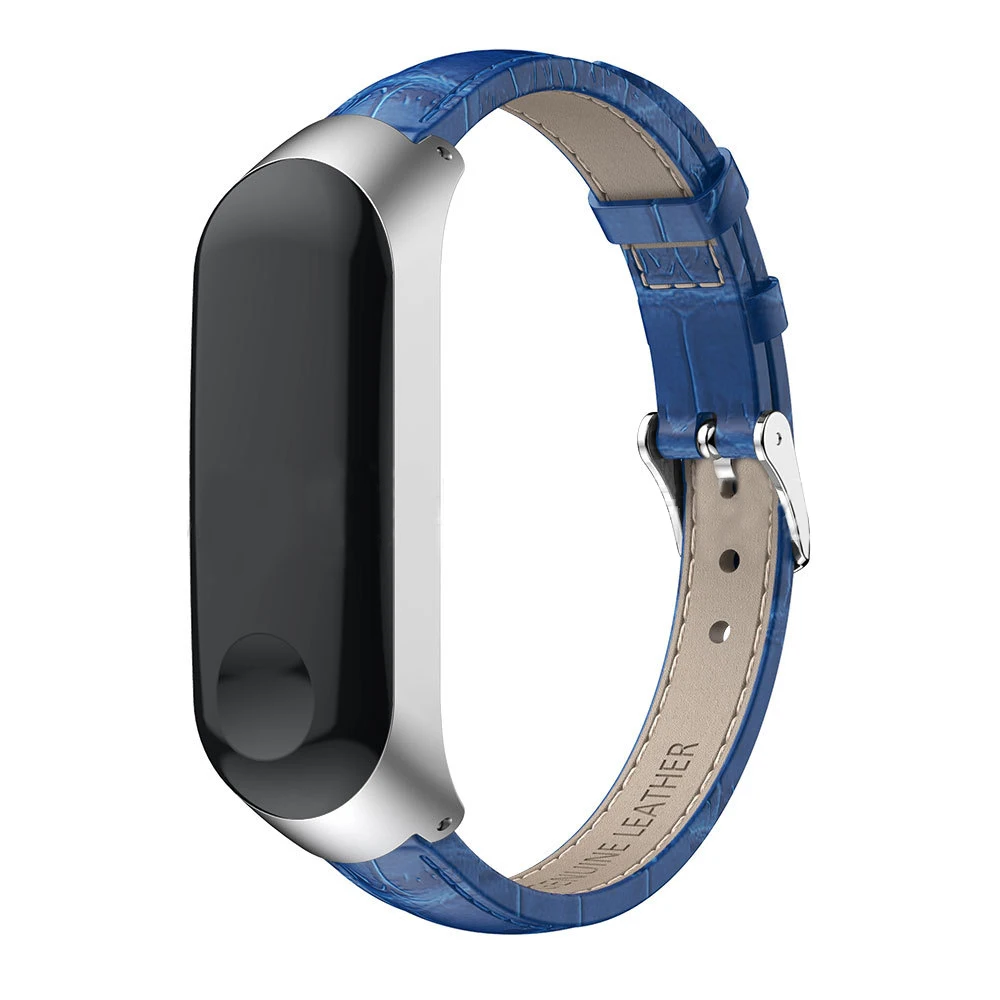 Для mi Band 4 ремешок из натуральной кожи для Xiaomi mi 3 браслета умные наручные часы mi Band 4 NFC аксессуары Наручные Ремни