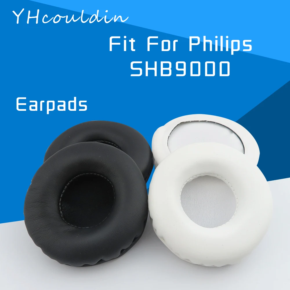 

YHcouldin Earpads For Philips SHB9000 Headphone Accessaries Replacement Wrinkled Leather