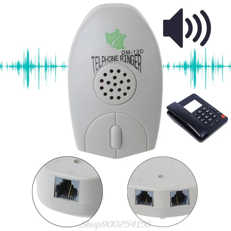 AMPLIFICADOR, timbre para teléfono fijo, timbre para teléfono Extra fuerte para los ancianos K1AA