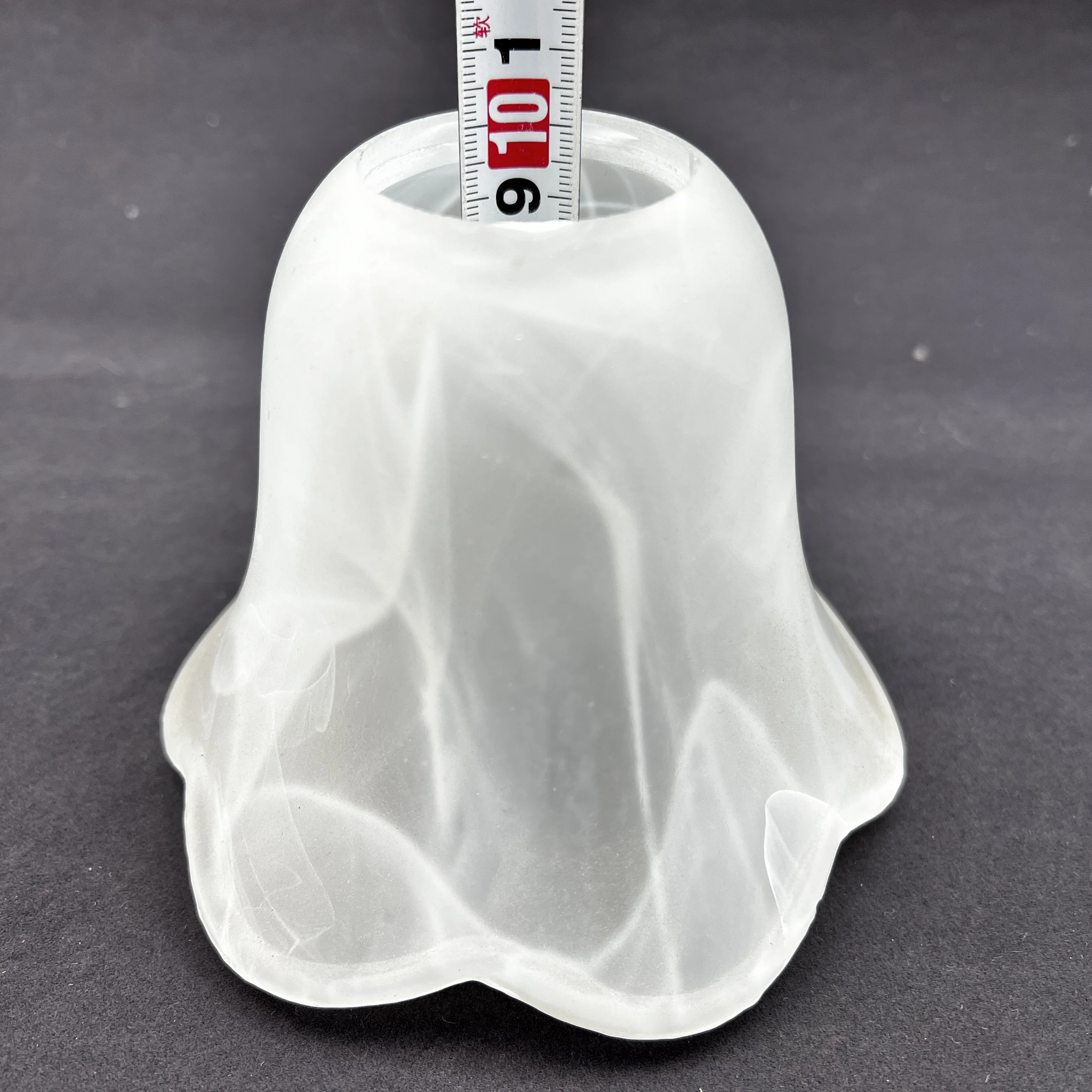 Campanella Paralume Vetro di ricambio per lampade e lampadari In ferro ed ottone