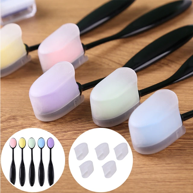 10pcs/Set Colorful Ink Brush Smooth Blending Brushes Drawing Painting Flat  Brushes Kit DIY Scrapbooking Cards Making Ink Tools