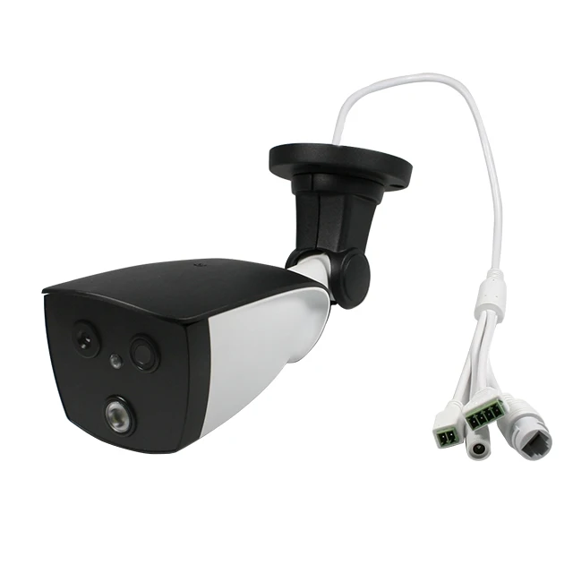 US $1.200.40 Thermal imaging camera IP Camera AI Human Body Temperature indicator Thermal Binocular Camera for Fever Detection Alarm image