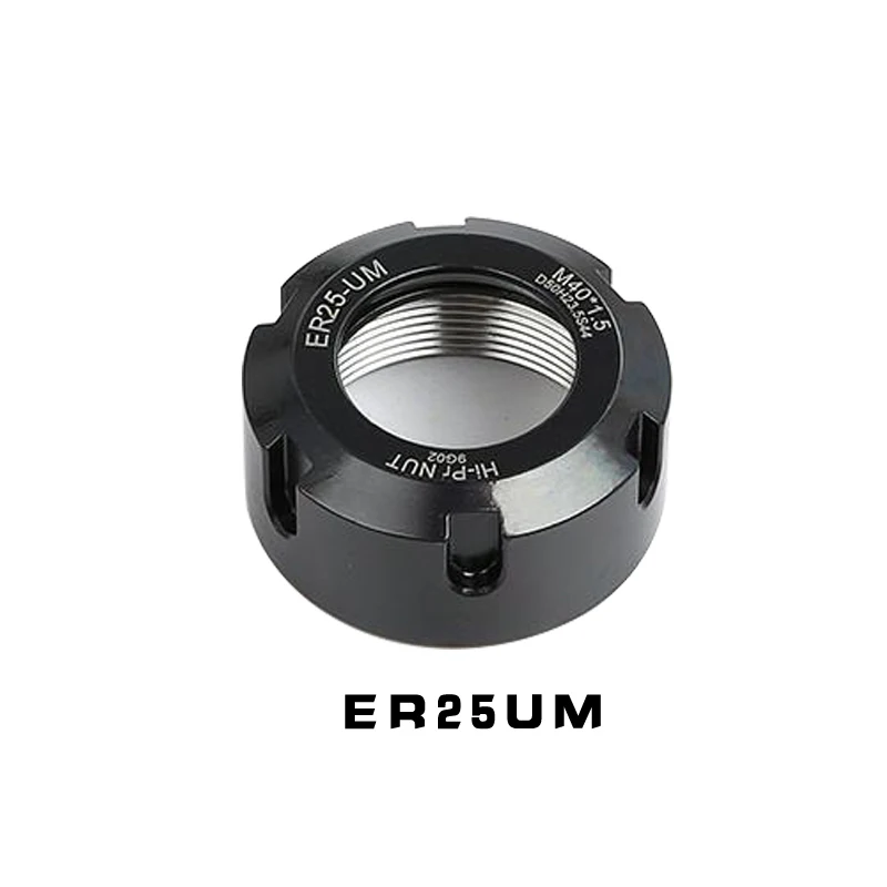 1pcs spring collet nut ER8 ER11 ER16 ER20 ER25 ER32 ER40-A type M type UM chuck nut for CNC machining center