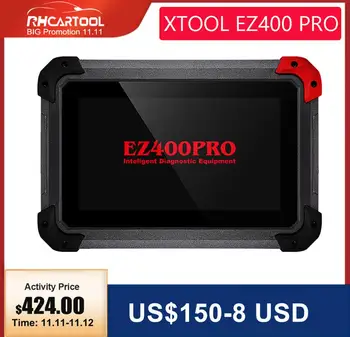 

XTOOL EZ400 PRO Tablet Diagnostic Tool Support Key Program ,Odometer Adjustment and Airbag Reset Support Malaysia Car paper box