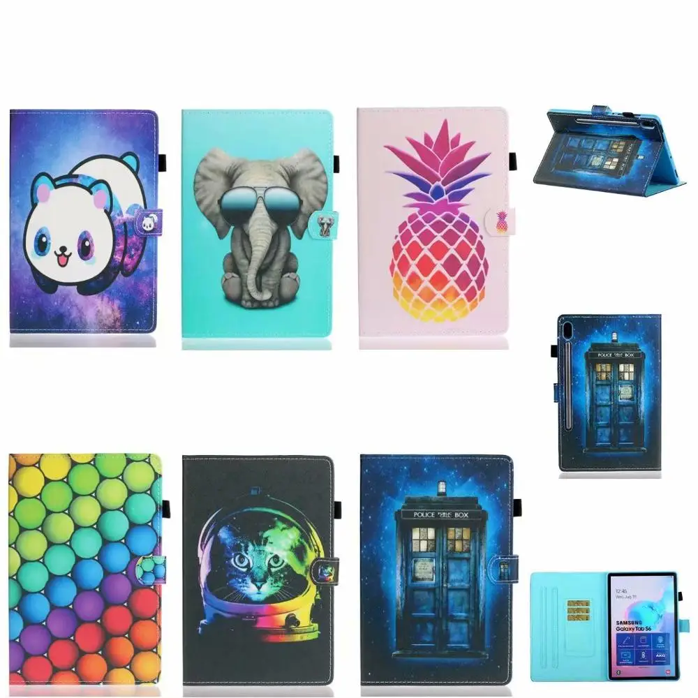 Кожа PU Смарт-Чехол для Samsung Galaxy Tab S6 10,5 SM-T860 SM-T865 T860 10," защитный чехол Мягкий защитный чехол для телефона