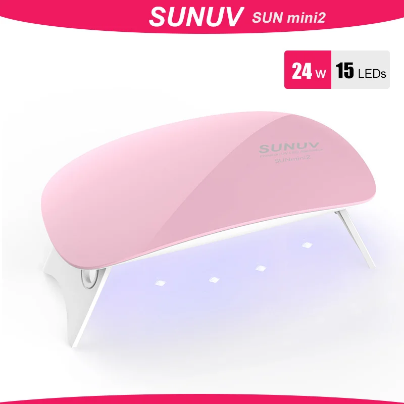 SUNUV SUNmini2 UV LED Лампа Мини Портативный Сушилка Для Ногтей с USB Кабелем Гель Лак