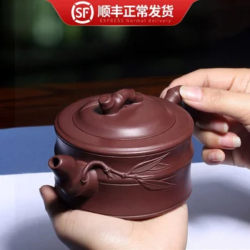 

Tibetan pot of the yixing recommended pure manual teapot large capacity full manual household utensils suits bamboo pot