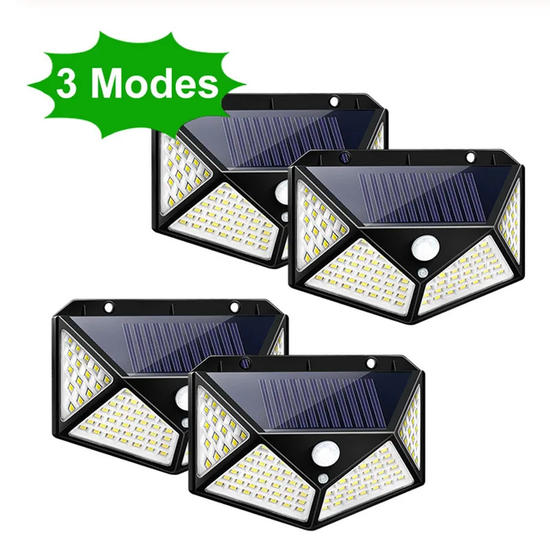 

3 Modes LED Solar Light Outdoor Solar Lamp PIR Motion Sensor Wall Light Waterproof Solar Powered Sunlight for Garden Decoration