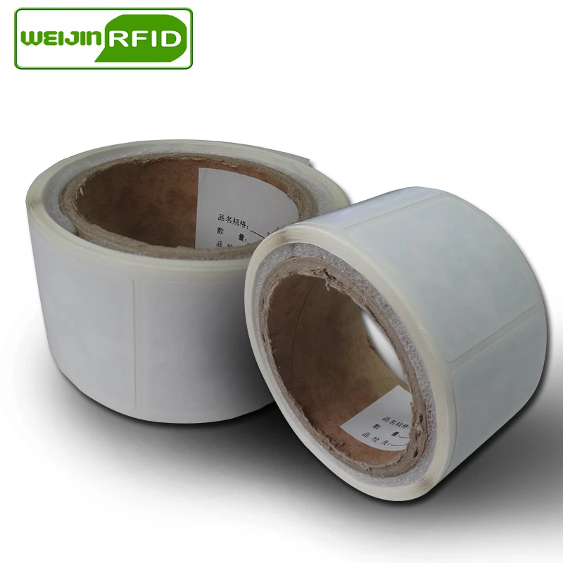 UHF RFID тег EPC 6C стикер Impinj H47 для печати медные наклейки 915m868mhz 100 шт клей пассивный RFID этикетка