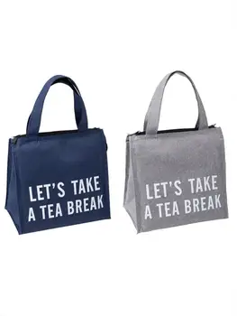 

2020 Waterproof Lunch Bag for Women Men Cooler Lunch Box Bag Tote canvas lunch bag Insulation Package Portable