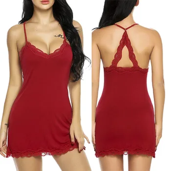 

Sexy Strapped Dress Sexy Suit Qmilch WOMEN'S Nightgown 14721