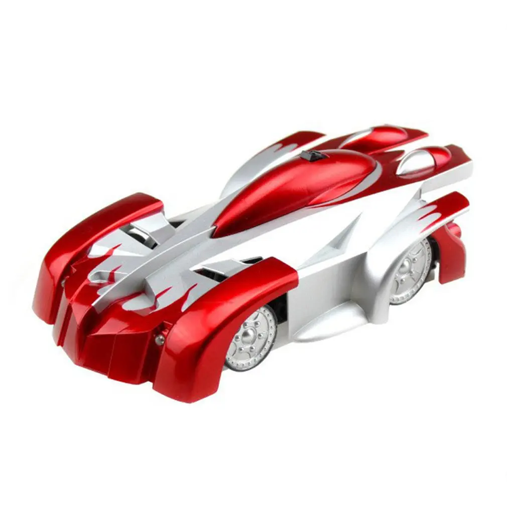 Горячая RC автомобиль настенный гоночный автомобиль игрушки подъем потолок подъем через стену пульт дистанционного управления антигравитационная игрушка модель автомобиля подарок для детей - Цвет: Синий