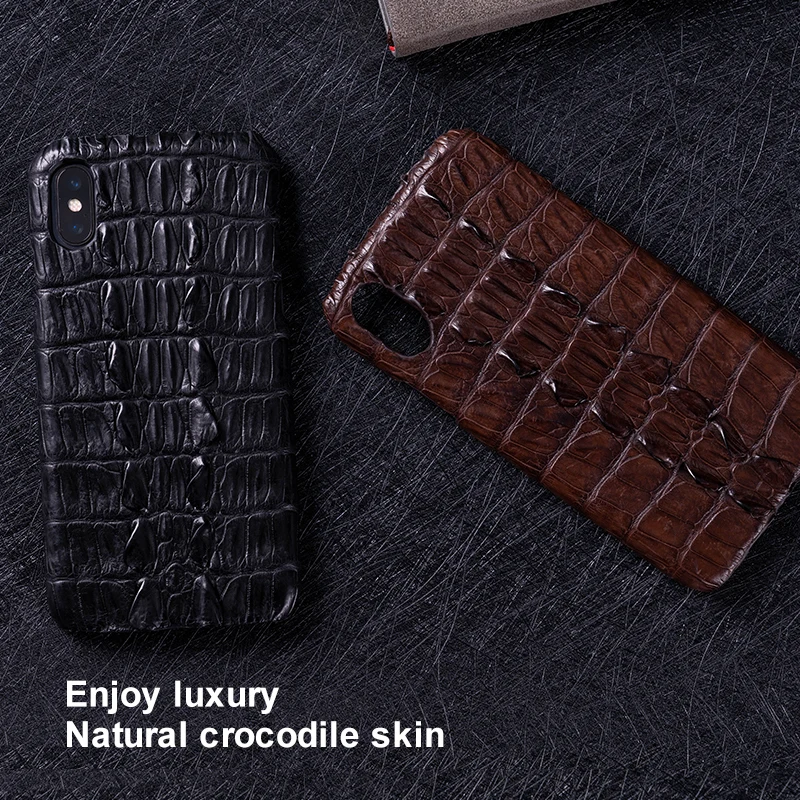 

Crocodile Skin Cover Phone Case For IPhone X XS Max XR Half-Wrapped Case For Apple 5 5S SE 6 6S 7 8 Plus Protect Phone Case