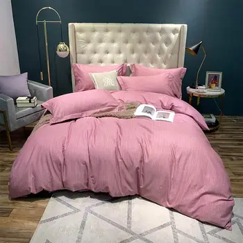 

Papa&Mima Sanding Cotton Bedding Set Printed Thick Linens Sheet Pillowcase Duvet Cover