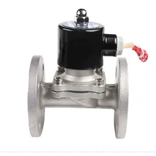 Фланцевый электромагнитный клапан из нержавеющей стали магнитный Соленоидный клапан DN15/DN20 AC220V DC24V нормально закрытый электромагнитный клапан