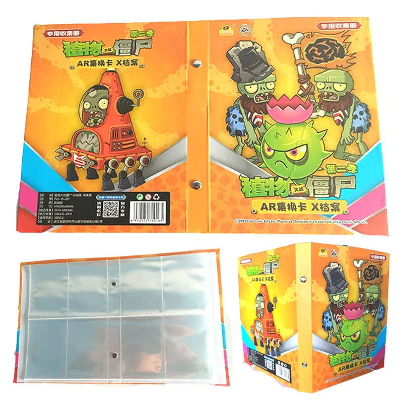 Album-Toys Pvz-Cards Zombies Children Book-Top Collections-Plants 160pcs-Holder Gift