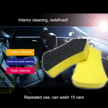 

Nano Cleaning Brush Car Felt Washing Tool for Car Leather Seat Auto Care Detailing Interior Cleaning Brush