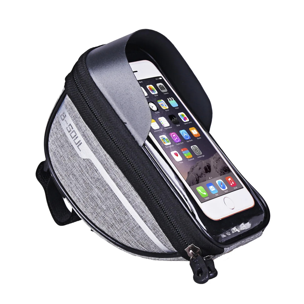 Excellent Cycling Bicycle Bike Head Tube Handlebar Cell Mobile Phone Bag Case Holder Screen Phone Outdoor Mount Bags Case For 6.5inch 7