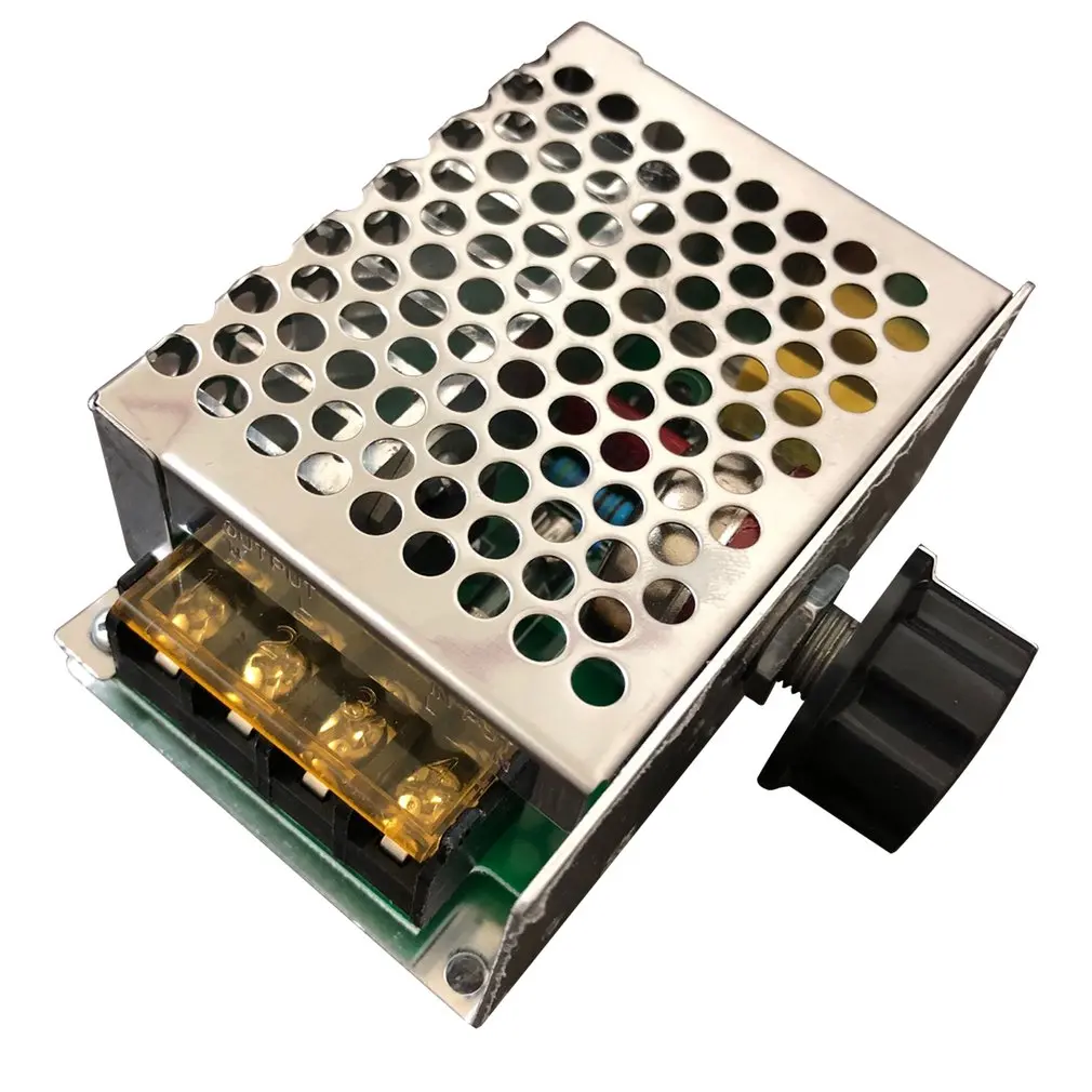 Регулятор напряжения SCR 4000 Вт 220 В контроллер скорости двигателя диммирующий