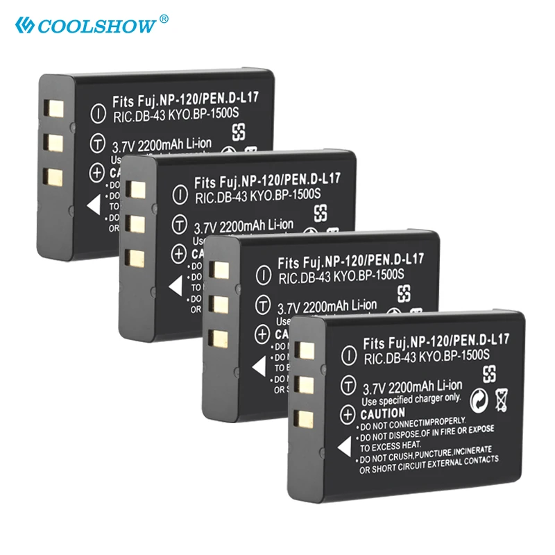 NP-120 FNP120 NP120 Battery for Fujifilm FinePix F10 F11 Zoom M603 MX4 603 bateria celular DLI7 np 120 Batterie 2200mAh rechargeable battery,camera battery