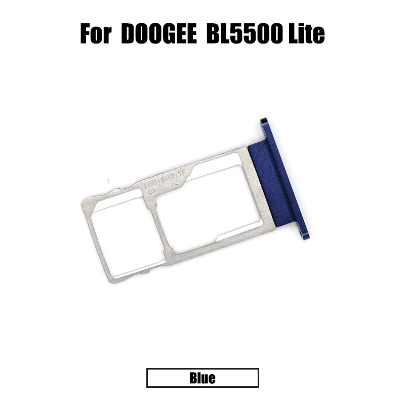 BingYeNing Для Doogee BL5500 Lite лоток для sim-карты держатель для sim-карты слот для sim-карты лоток держатель - Цвет: Blue