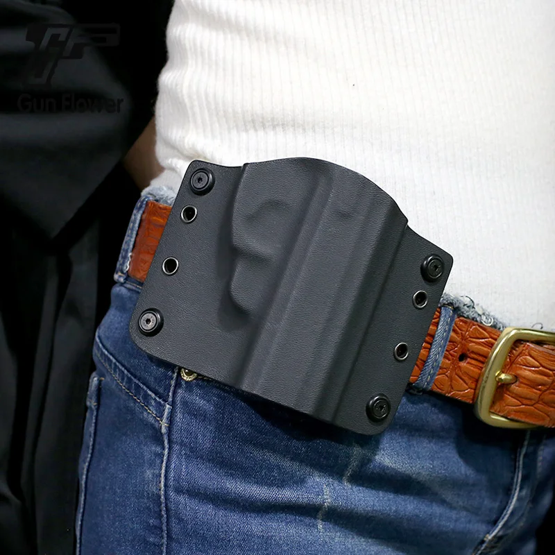 Пистолет и цветок CZ 75 P01 Тактический OWB Kydex кобура скрытого ношения правой руки