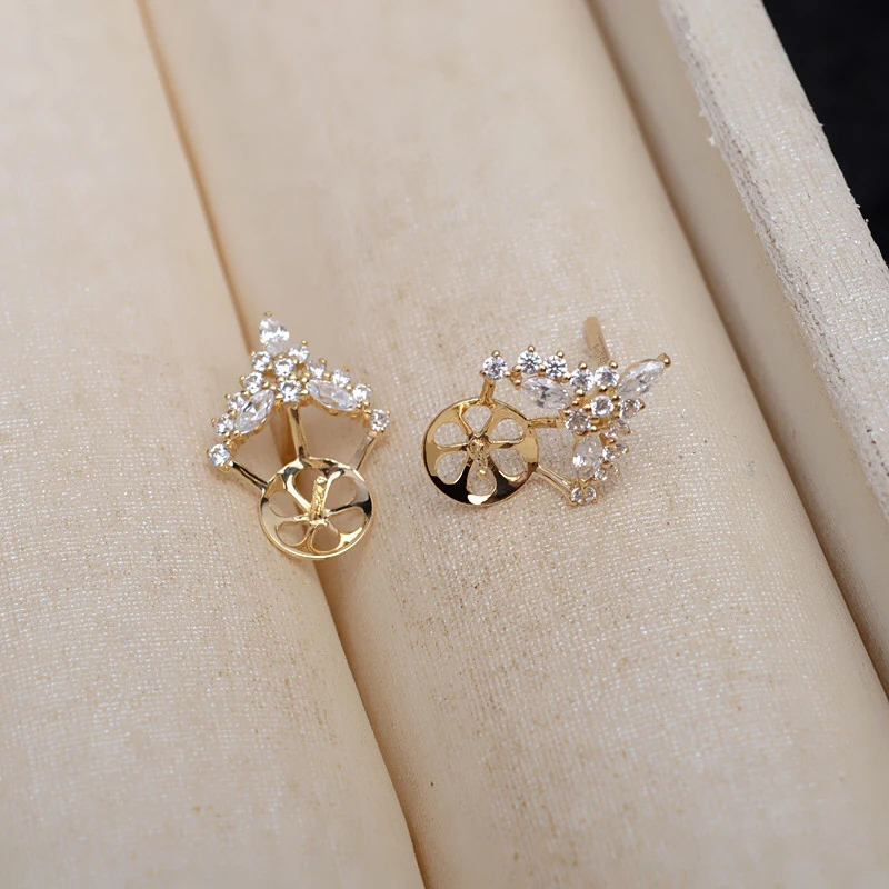 Рисунок 3 - Оригинальные золотые серьги в форме сердца AU 750 18K