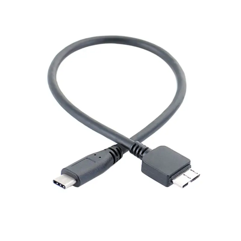 

USB 3.1 Type-C to USB 3.0 Micro B Cable Connector Data Line for Hard Drive Smartphone Cell Phone PC Computers