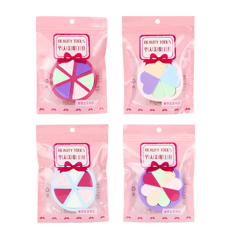 Косметическая пуховка в форме сердца, губка для макияжа, пудра, BB CC, крем, Тональная основа для лица, губка для лица, инструмент для макияжа