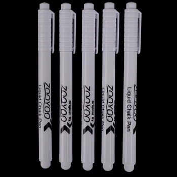 

3Pcs White Liquid Chalk Pen Marker Chalkboard Blackboard Liquid Ink Pen Used On Chalkboard Window Erasable 13.5cm