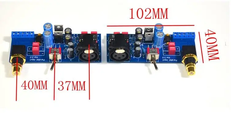 SSM2141 сбалансированный XLR сигнал на несимметричный RCA Одноконтурный усилитель мощности