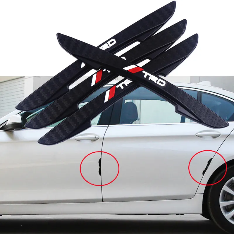Автомобильный дизайн для Toyota 4 шт. логотип TRD эмблема автомобильная дверь защита