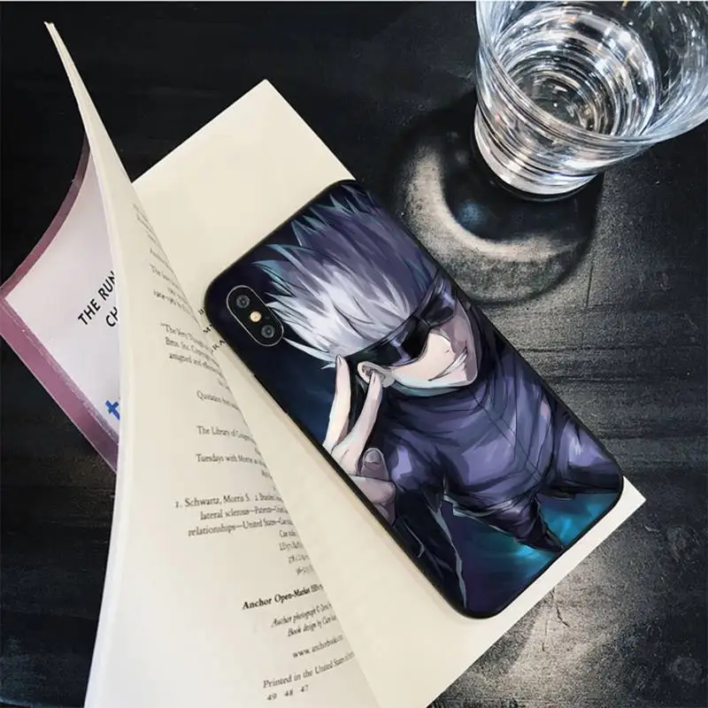 Jujutsu Kaisen Satoru Gojo Phone Case for iPhone 13 11 12 13 mini pro XS MAX 8 7 6 6S Plus X 5S SE 2020 XR case Jujutsu Kaisen Satoru Gojo Phone Case for iPhone 13 11 12 13 mini pro XS MAX 8 7 6 6S Plus X 5S SE 2020 XR case